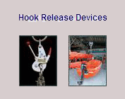 Hook release devices